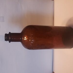 Vintage Brown Glass Vase